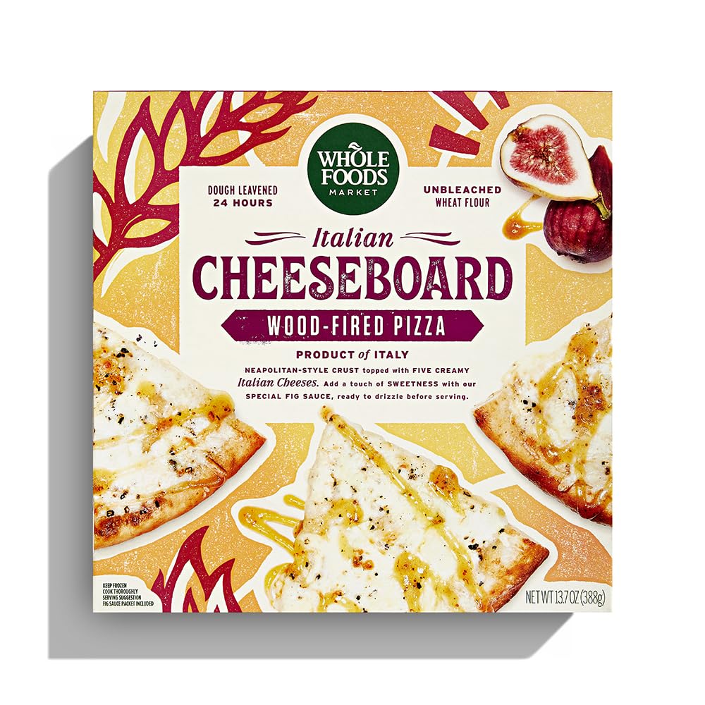 Whole Foods Market, Italian Cheeseboard Pizza, Frozen Wood-Fired, 13.7 Ounce