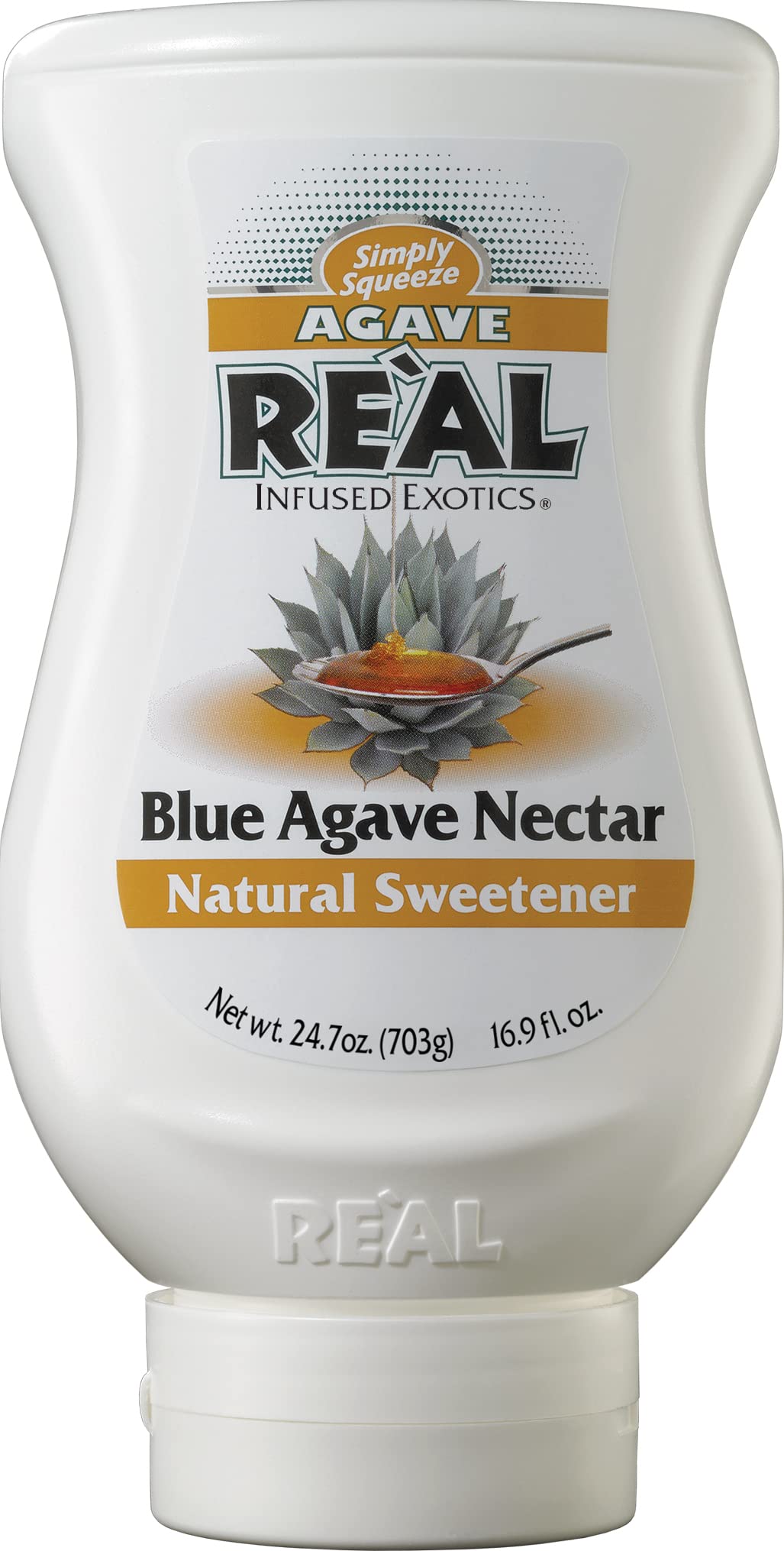 Agave Rel Infused Exotics  Blue Agave Nectar  16.9 FL OZ Squeezable Bottle (Pack of 3)