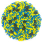 Mystic Sprinkles Graduation Day Sprinkles Mixes (Graduation Day! Blue & Yellow Sprinkle Mix 3.8Oz)