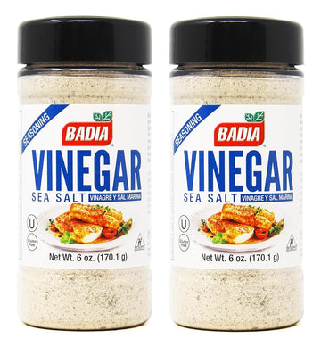 Badia Vinegar & Sea Salt Seasoning, 6 Ounce (Pack of 2)