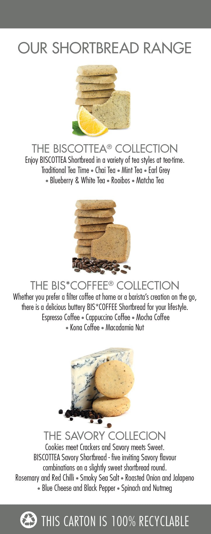 Biscottea Earl Grey Tea Shortbread Cookies (8 Cookies)