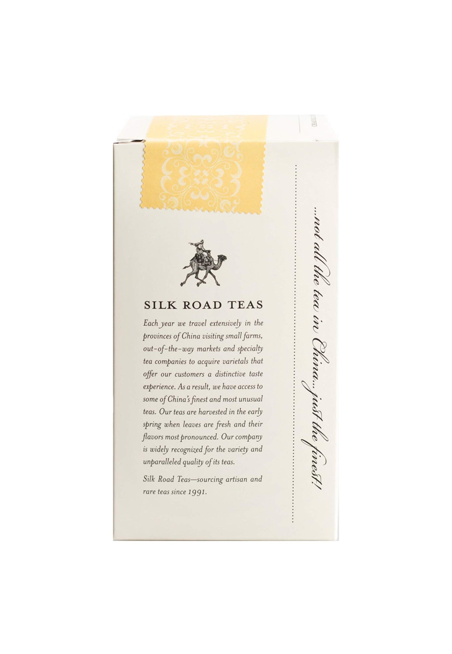 Silk Road Teas Organic Chamomile Flower Herbal Tea, Caffeine Free, 15 Tea Bags, 1 Count