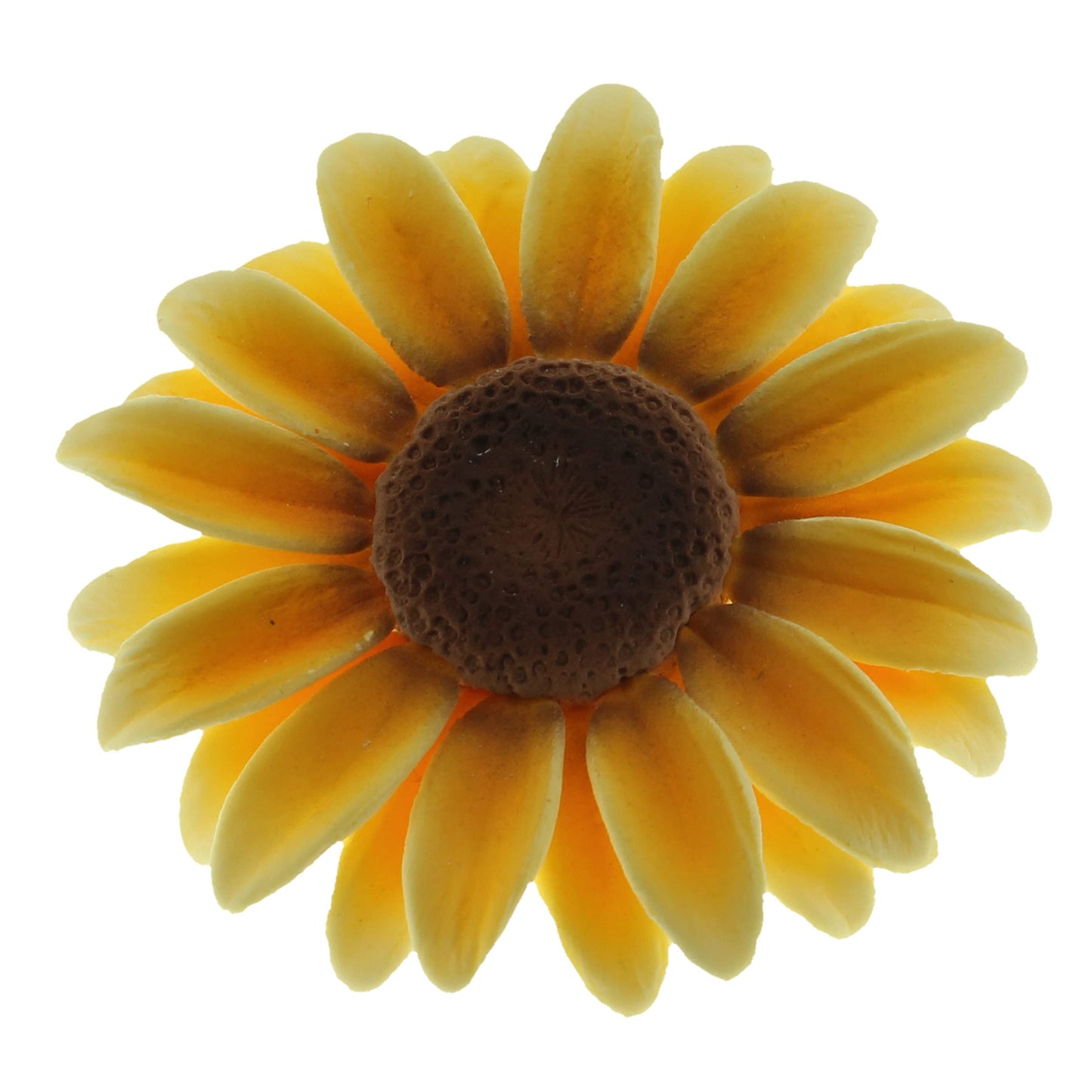 Global Sugar Art Sunflower Sugar Cake Flowers, 3 Count, Yellow