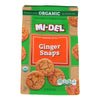 Mi-Del Organic ginger Snaps - 8 oz