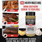 Heath Riles BBQ Rub - Garlic Butter Seasoning, 10 oz, Plastic, Model HRB0050