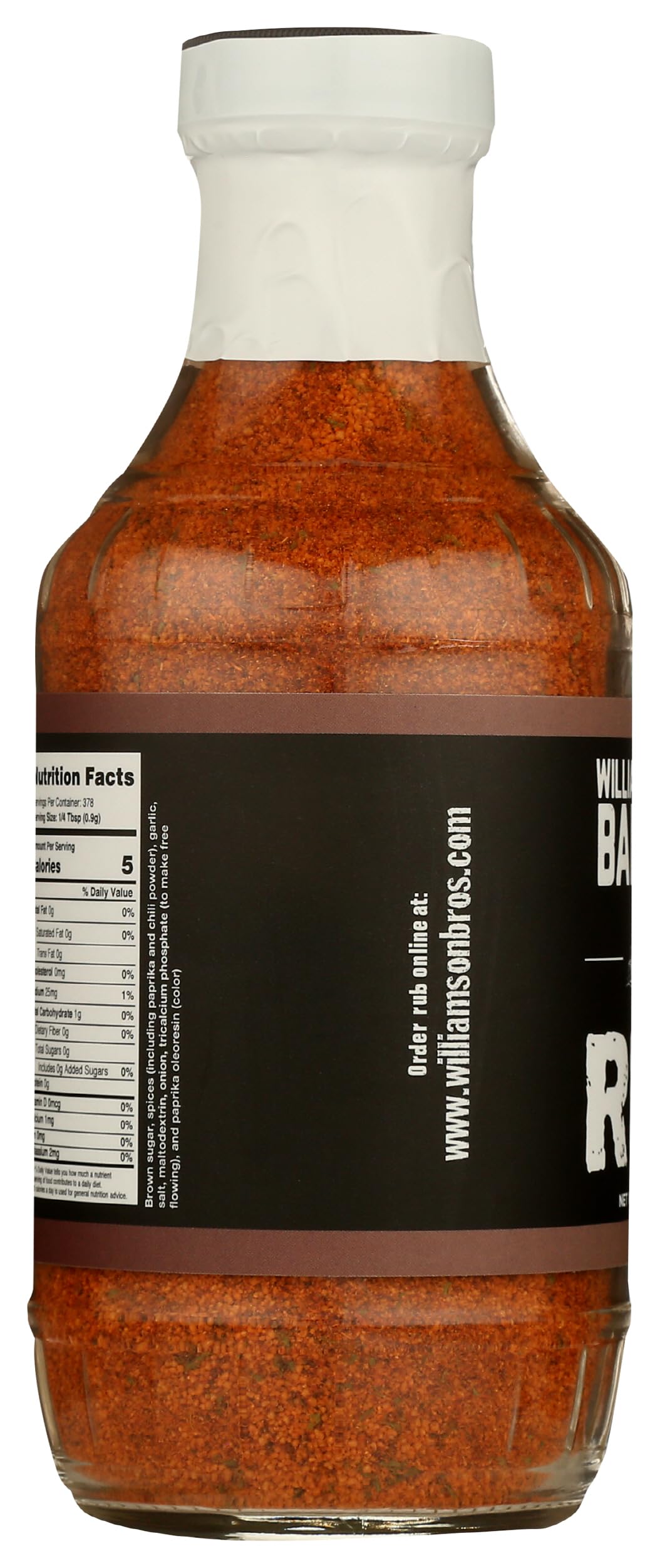 Williamson Brothers Bar-B-Que Rubs, 12 Oz