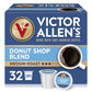Victor Allens Coffee Donut Shop Blend, Medium Roast, 32 Count Coffee Pods for Keurig, Brown