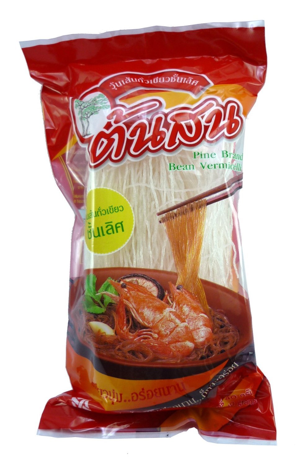 10 Pack X Glass Noodles Tonson Made From 100% Bean Threads 40 G.(Total 400 G.)