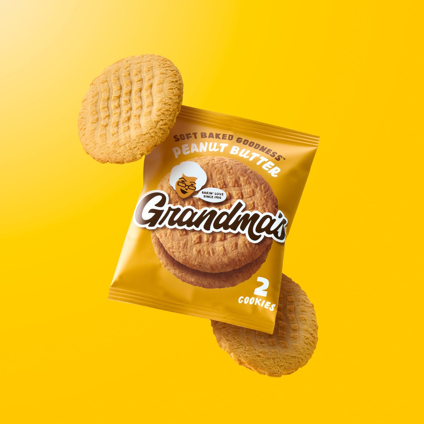 Grandmas Cookies, Peanut Butter, 2.5 Ounce (Pack of 10)