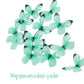 50Pcs Edible Butterfly Cake Decorations Green Wafer Paper Butterflies Cake Cupcake Toppers For Women Girls' Happy Birthday Cake