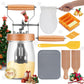 Pro Butter Churner Set – 35Oz Glass Jar With Anti-Slip Mat, Cheesecloth, Butter Mold & 2 Paddles – Make Creamy Homemade Butter & Whipped Cream | Diy Kitchen Gift