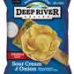 Deep River Snacks Sour Cream & Onion Kettle Cooked Potato Chips, Healthy Snacks Option For Parties & Get Together, Sour Cream And Onion Chips Variety Pack, 5 Ounce (Pack Of 12)
