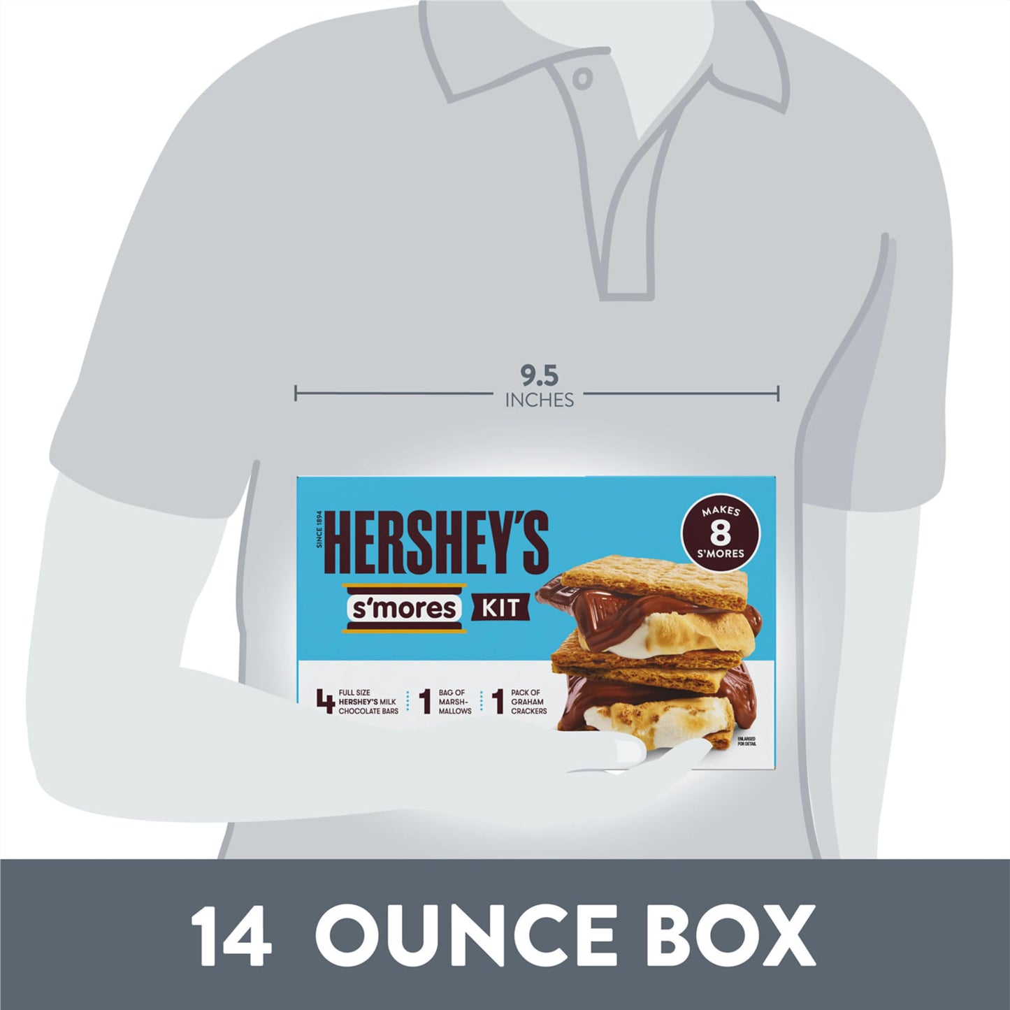 HERSHEY S S mores Kit Box, 14 oz
