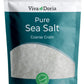 Viva Doria Pure Sea Salt, Coarse Grain, 32 Ounce (2 lb), Ideal for Salt Grinders