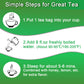 FullChea Thyme Tea Bags - Premium Non-GMO, Caffeine-Free, 40 Count