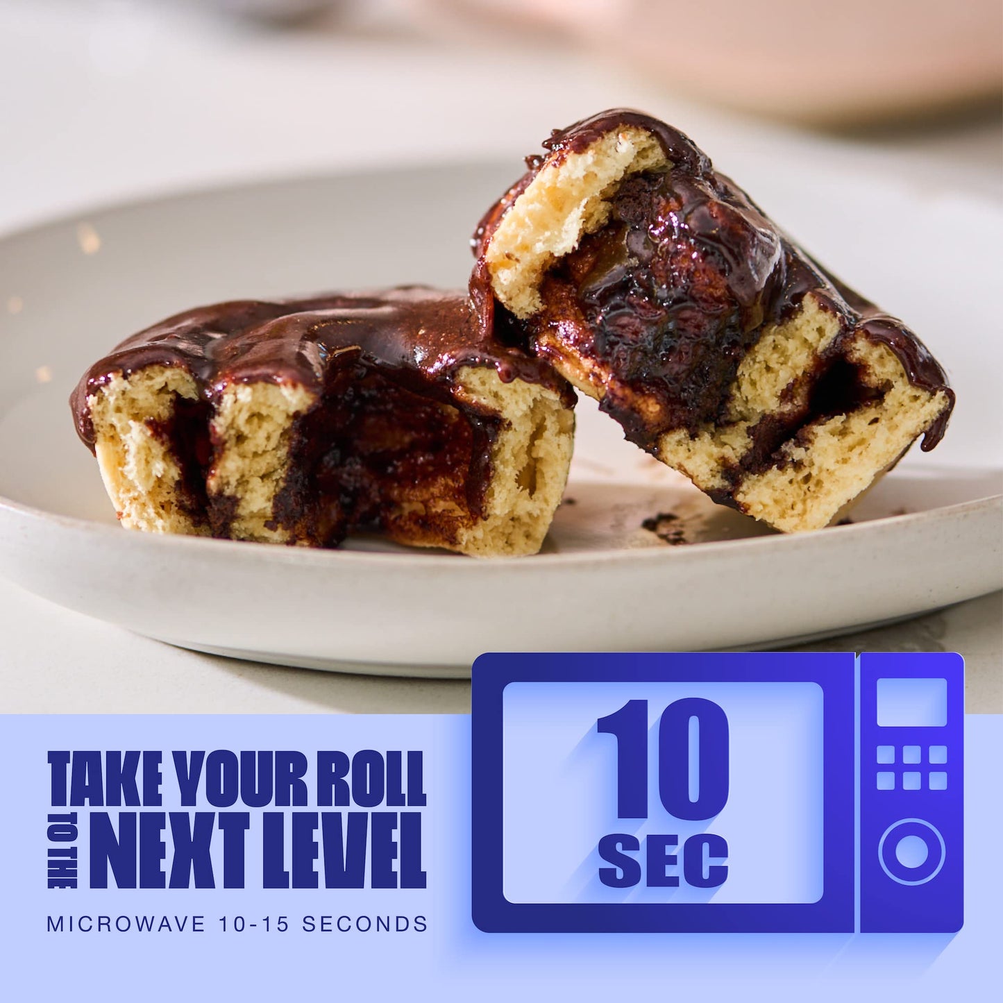 Legendary Foods High Protein Snack - Chocolate Sweet Roll, 20g Protein Bar Alternative, Low Carb, Gluten Free, 10 Count