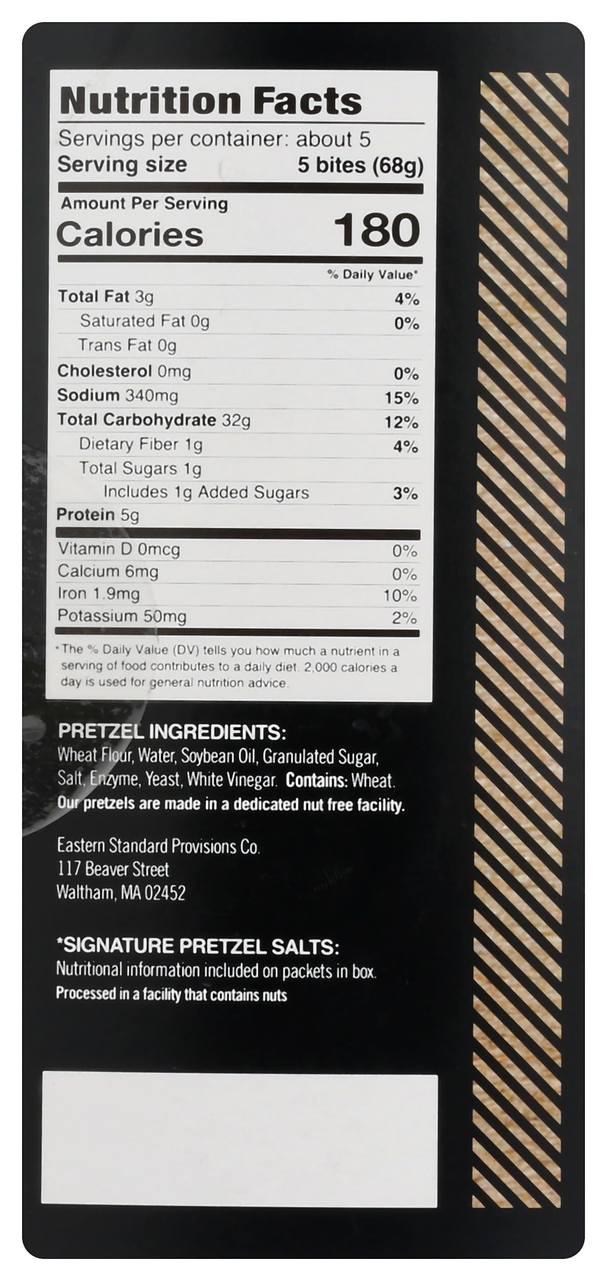 Eastern Standard Provisions One Timer Bites Artisanal Soft Pretzel Bites, 12.18 OZ