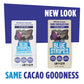 Blue Stripes - Pure Dark Whole Cacao Chocolate Bars, 70% Cacao Bar, Healthy Chocolate, Vegan, No Refined Sugar, Non GMO, Gluten