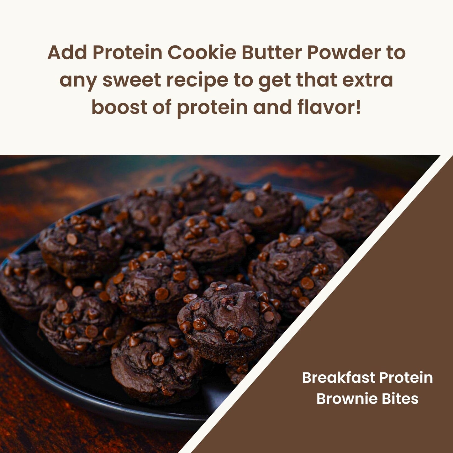 Flexible Dieting Lifestyle Vegan Protein Cookie Butter Powder - Brownie Batter | Dairy-Free, Keto-Friendly, Low Carb, Sugar-Free