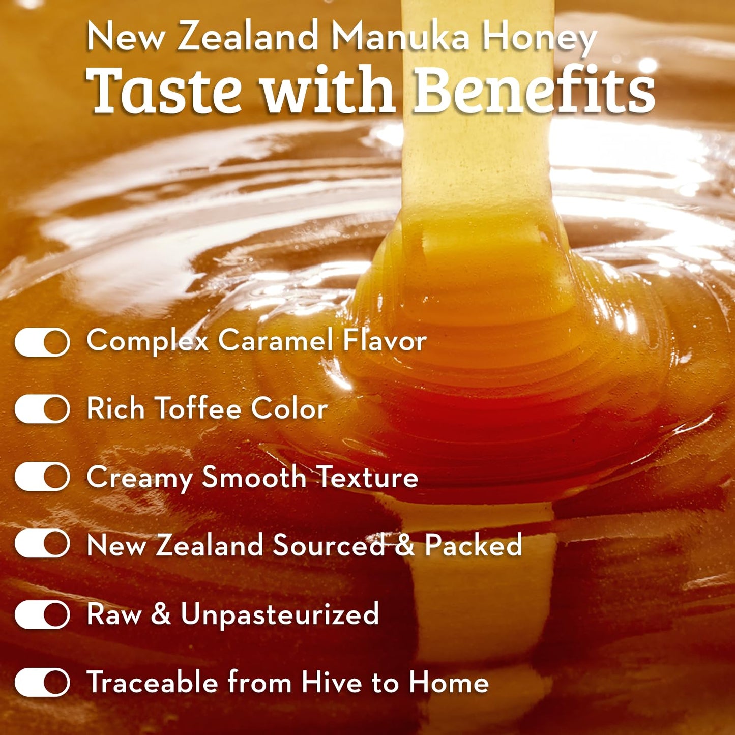 Wedderspoon Raw Premium Manuka Honey, 50+ Mgo, 8.8 Oz, Unpasteurized New Zealand Honey, From Our Hives To Your Home