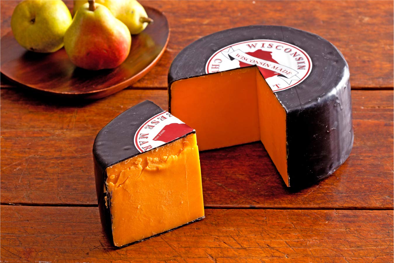 Wisconsin Cheese Mart Cheddar Wheel - 5 Pound (Pack of 1) - Premium Quality Cheese