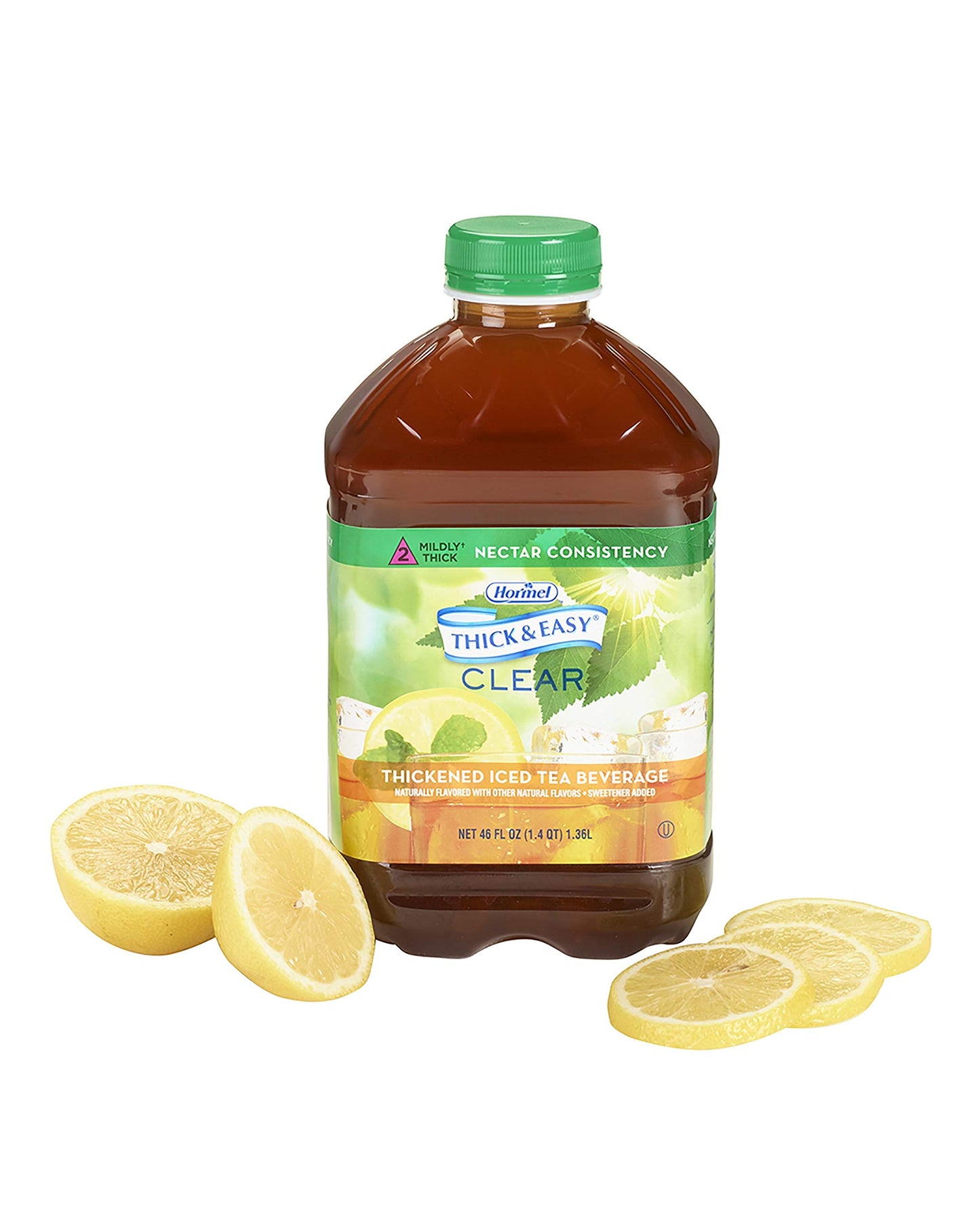 Thick & Easy Clear Thickened Iced Tea, Nectar Consistency, 46 Ounce (Pack Of 6)