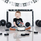Rssta i Hockey Theme Birthday Cake Topper - Silver Cardstock Decoration for Baby Showers and Parties