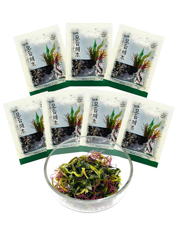 Korean Assorted Seaweed Salad 8g * 7 Packs - Seaweed Salad Mix ?? ??
