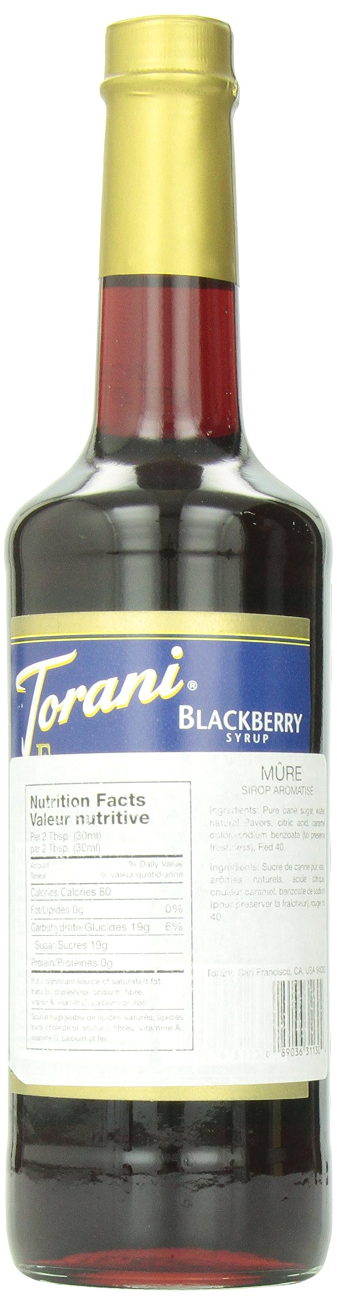 Torani Blackberry Syrup, 750 Ml