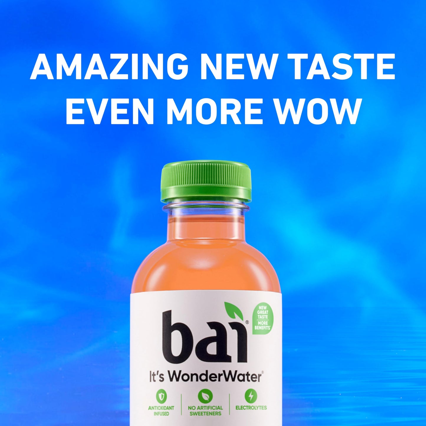 Bai Antioxidant Infused Water, São Paulo Strawberry Lemonade, Vitamin C, 18 Fl Oz Bottle, 12 Pack - No Artificial Sweeteners