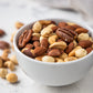 Food To Live Deluxe Nuts Mix A Blend Of Dry Roasted Pecans, Cashews, Filberts, Almonds, Brazil Nuts With Himalayan Salt. Oven Ro