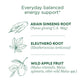Traditional Medicinals Tea, Organic Stress Ease Focus, with Adaptogens, Everyday Balanced Energy, Ginseng Wild Apple Mint, 96 Te