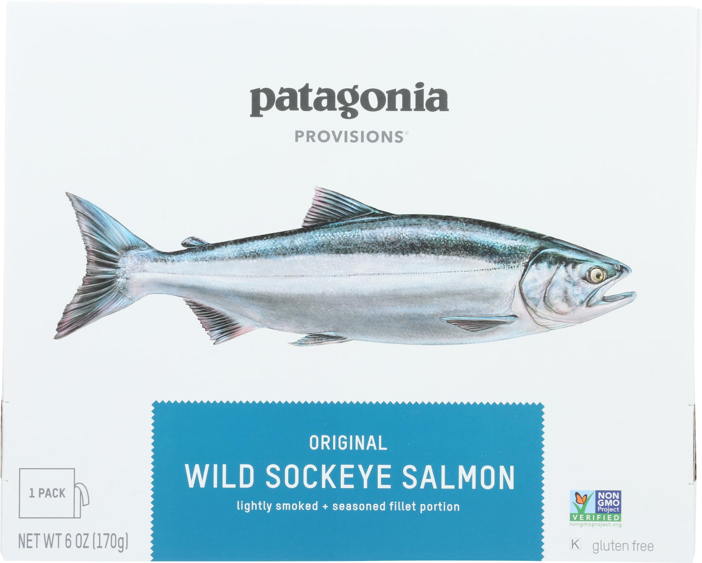 Patagonia - Salmon Wild Sockeye Orgnl - Case Of 6-6 Oz(D0102H7Isaw.)
