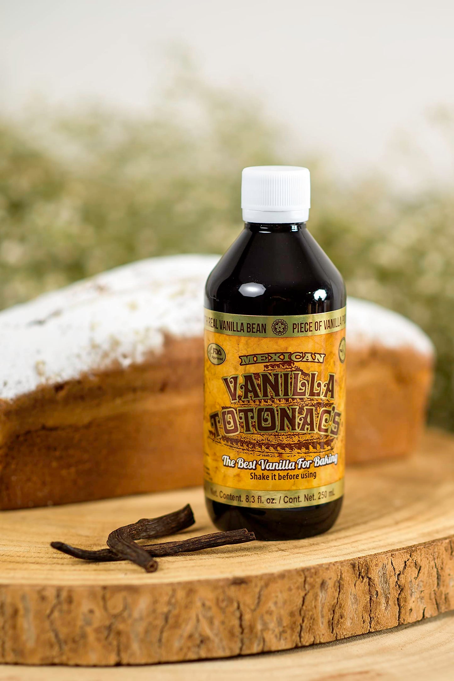 Mexican Vanilla Totonacs - 8.3 Oz (250 Ml) Bottle - Pure Vanilla Extract