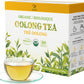 Soeos Organic Oolong Tea  100 Tea Bags  Low Caffeine  6.3 Ounce  Hot and Cold Brew  Fresh and Healthy Oolong Tea