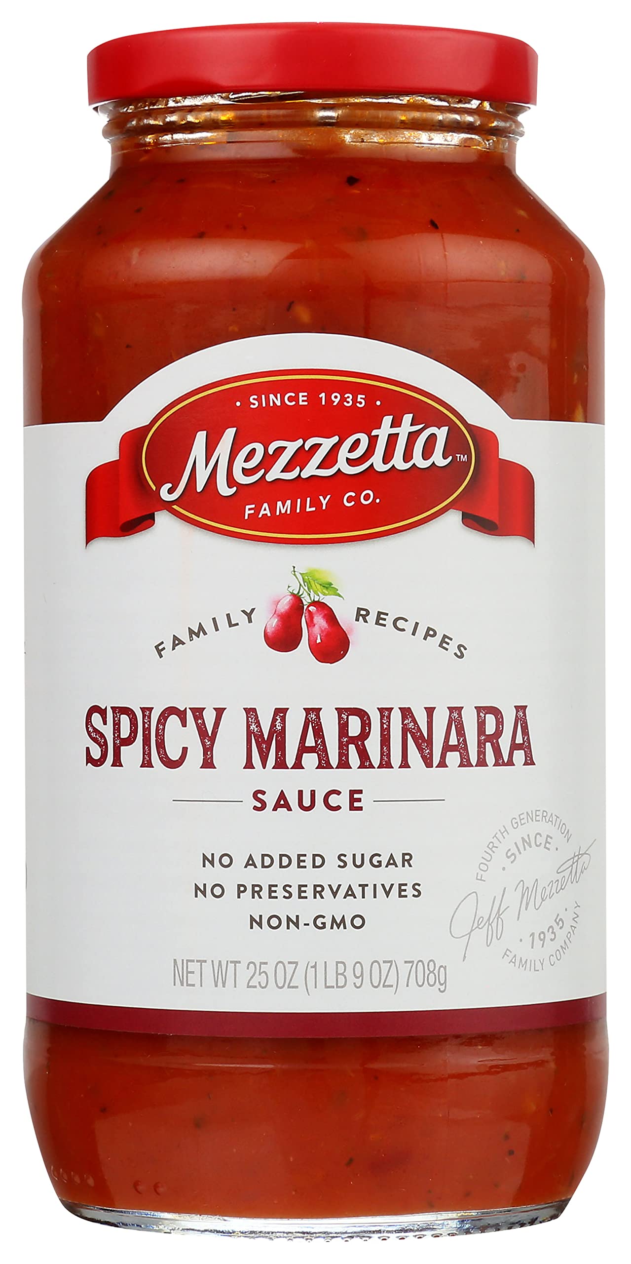 Mezzetta Sauce Psta Spcy Mrnra Nv, 25 Oz (Pack Of 6)