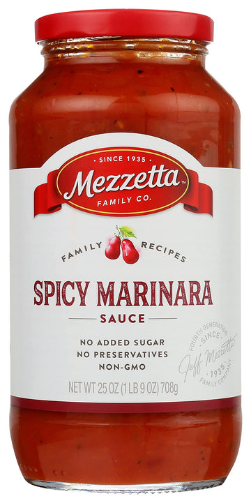 Mezzetta Sauce Psta Spcy Mrnra Nv, 25 Oz (Pack Of 6)