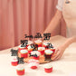 24Pcs Black Happy 20Th Birthday Cupcake Toppers Twenty Straight Outta 2005 Cupcake Picks Cheers To 20 Lengend Since 2005 Cake De