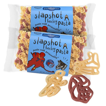 Pastabilities Fun Shaped Pasta for Kids - Slapshot Hockey Pasta - Hockey Stick Sport Theme, Non-GMO Natural Wheat, All-Natural, 