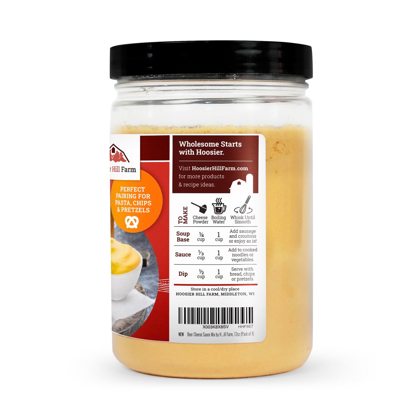Hoosier Hill Farm Malt-Inspired Cheese Sauce Mix, 12Oz (Pack Of 1)