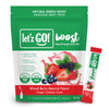Letz Go! Clean Energy Drink Mix - Sugar Free, Electrolytes, 15 Pack, Mixed Berry, Caffeine Boost, 0.09 Ounce Each