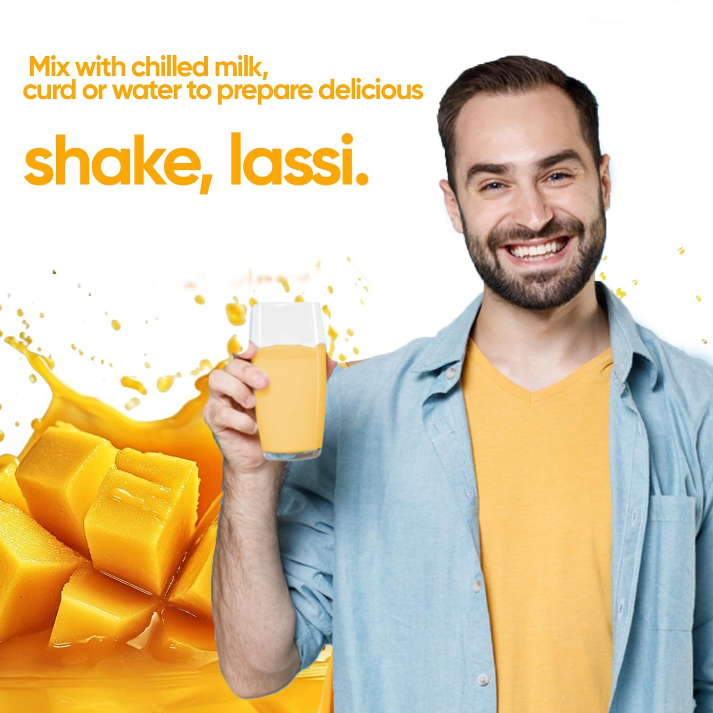Taj Kesar Mango Pulp Puree | Great For Lassi Shake | 30-Ounce (850G)