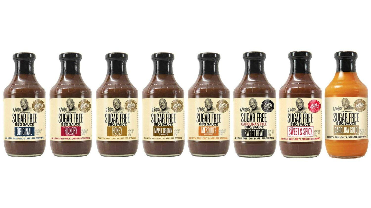 G Hughes Sugar Free Sweet Chili Sauce - Gluten Free Dipping Sauces, Sugar Free Sauce, Hot Sauce, Low Carb Red Chili Sauce, Spicy