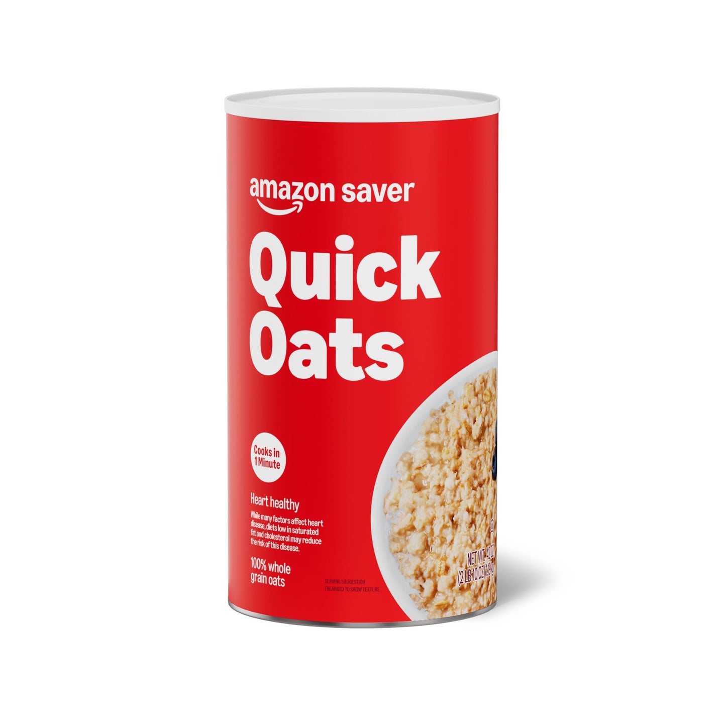 Amazon Saver Quick Oats, 42 Oz, 2.62 Pound Pack, Previously Happy Belly, Packaging May Vary