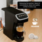 PeleCafe Coffee Machine - Compatible with Senseo Pods - Fast Brewing Single-Serve Coffee Maker with Rich Flavor Extraction  Crema Layer  Space-Saving Sleek Design  Barista-Quality Taste