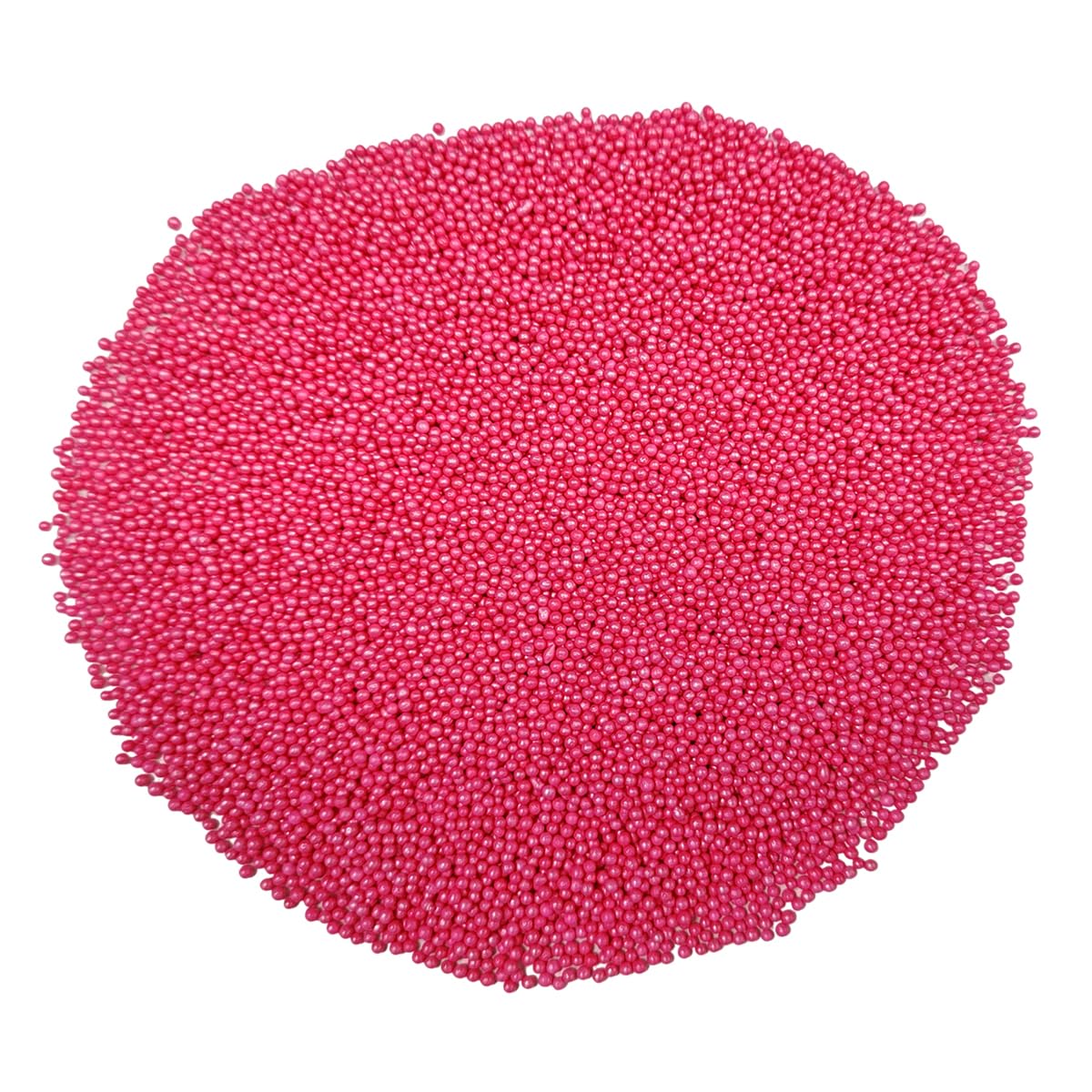 Ephvodi Hot Pink Nonpareils Sprinkles Edible Mini Pearl Sprinkles For Cake Decorations, Baking, Ice Cream, Cookies, Donuts And L