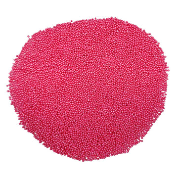 Ephvodi Hot Pink Nonpareils Sprinkles Edible Mini Pearl Sprinkles For Cake Decorations, Baking, Ice Cream, Cookies, Donuts And L