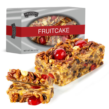 Beatrice Bakery Co. Original Fruitcake - Grandmas Old Fashioned Fruit and Nut - 6 Ounce Box