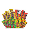 Pulparindo Mexican Candy snack Mix Flavors: Tamarind, Hot, Mango, Watermelon and Chamoy Assortment Of De la Rosa Candies (Tamari
