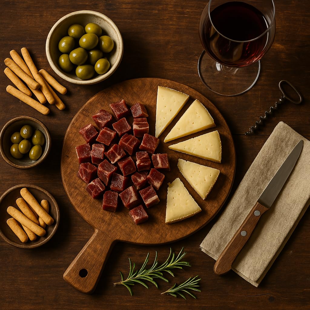 The Hamoneria: Taquitos De Jam  N Ib  Rico Bellota, 4 Oz - Premium Iberian Ham Cubes, Perfect For Cooking, 24 Months Cured, Nitr